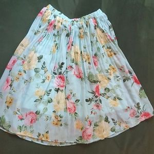 Floral skirt
